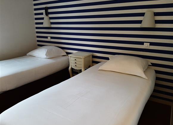 Chambre twin ,2 personnes- Hôtel 2 étoiles Le Royalty à Angers - 